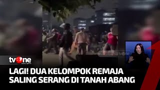 Polisi Bubarkan Aksi Tawuran Dua Kelompok Remaja | Kabar Pagi tvOne