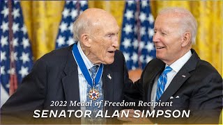Famous Senator Alan Simpson: 2022 Medal of Freedom Recipient Wealth