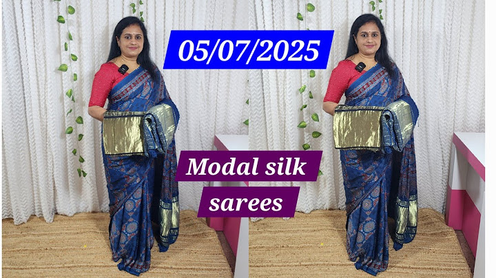 Pure modal silk lagdi patta sarees with Ajrakh print 🌹
