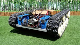 Shock-Absorbing High-Speed Remote Controlled Track Chassis With FPV Transmission