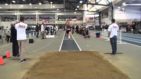 2013 A-10 Triple Jump Champion - Rebecca Stoyle, U...