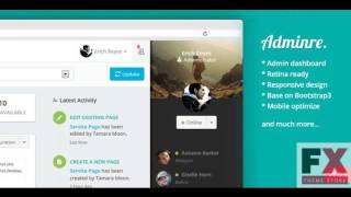 Preview Adminre - Responsive Admin Theme TForest