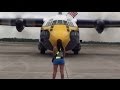 Blue Angels C-130 Fat Albert start up!