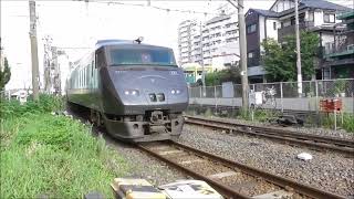 JR九州　787系 特急きりしま1号6001M鹿児島駅～鹿児島中央駅行屋馬場踏切