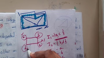 3.2 independent sets