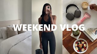 WEEKEND VLOG | getting motivation back, apartment updates, shopping haul, workout &amp; more