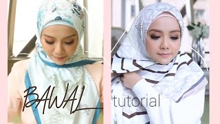 TUTORIAL HIJAB SEGI EMPAT | SIMPLE LABUH | RAYA 2020 | MF FILZAH