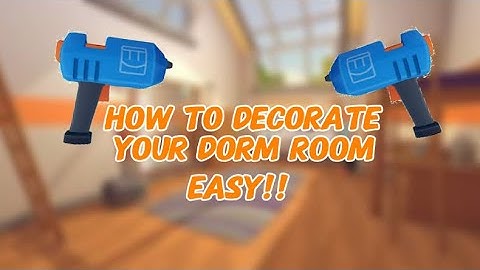 How To Make The Best Dorm room In Rec room!!2025 TUTORIAL EASY!!!!#recroom #dormroom #vr #creative