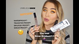 UNBELIEVA BROW First Impressions No Bullsh*t REVIEW! Best Brow Product?🤔 L'oréal