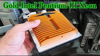 Gold from CPU Intel Pentium III Xeon Resimi