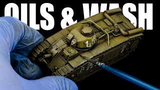 Adding Washes & Blending Oil Paints - Char B1 bis (Trumpeter 1/72)