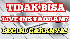 Kenapa Tidak Bisa dan Tidak Muncul Live Instagram? Begini Cara Mengatasinya! âœ… - Durasi: 5.25. 
