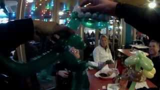 Balloon Twisting for Tips POV 12/31/13