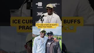 Ice Cube Stopped By Buffs Practice Today