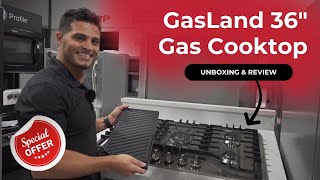 GASLAND Chef 36&quot; Pro-Style 5 Burner Gas Cooktop Unboxing &amp; Review