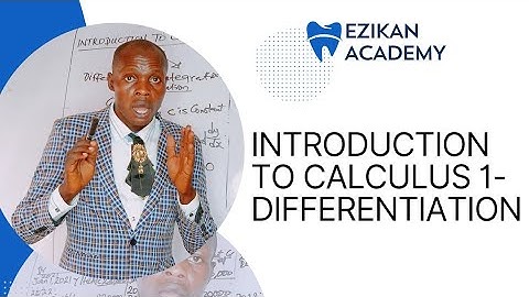 Introduction to Calculus (Differentiation ) - Mathematics / Quantitative Analysis/ Maths /Math