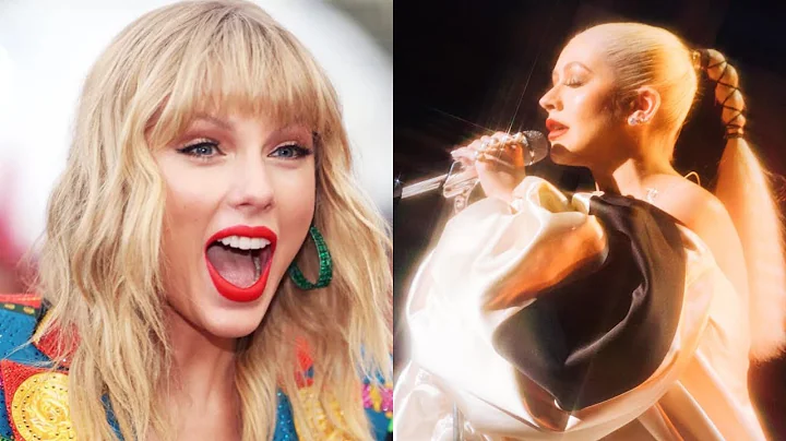 Taylor Swift STANNING for Christina Aguilera multi...