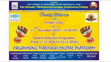 Inauguration Function and SIP Program for BE First Year Students 2020_21