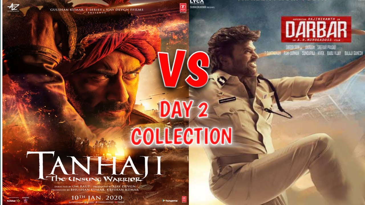 TANHAJI VS DARBAR DAY 2 COLLECTION || TANHAJI || DARBAAR || MOVIE REVIEW