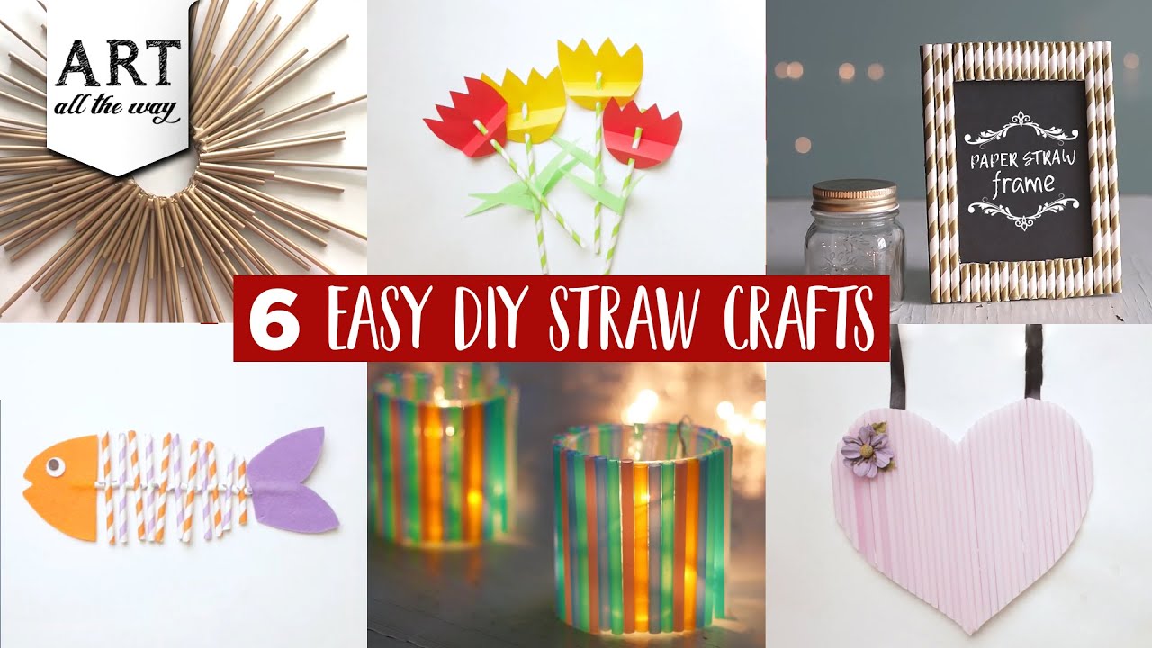 45 Easy & Creative Straw Crafts