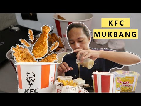 KFC MUKBANG + CHEESE RAPASTA| BUSOG SA SARAP!