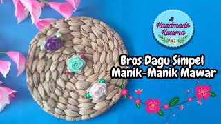 Bros Dagu Simpel Manik Manik Mawar