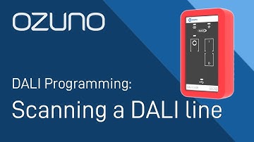 DALI Programming:  Scanning a DALI line