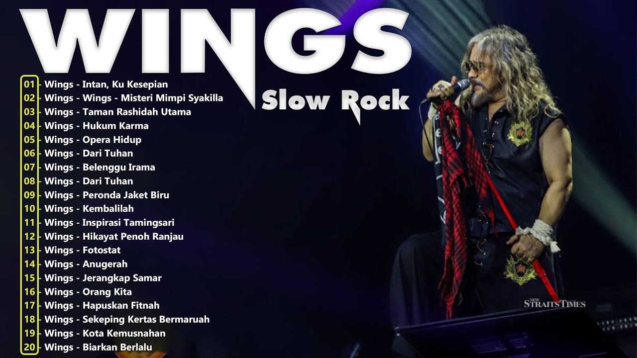 🎧 Wings Evergreen Songs | Slow Rock Malaysia Tak Lekang Zaman