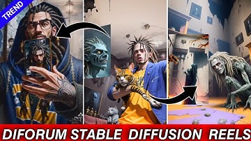 Trending Deforum Stable Diffusion Reels Editing || 3D Ai Video Editing Reel | Srable Diffusion Video