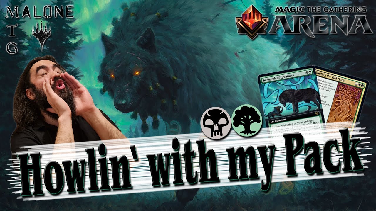 MYTHIC RANKED WOLF-PACK | GOLGARI WOLF-TRIBAL IS AWESOME | MTG Arena Mythic Rank Gameplay
