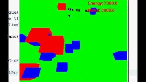Super RTS in OpenGL: blue vs red battle