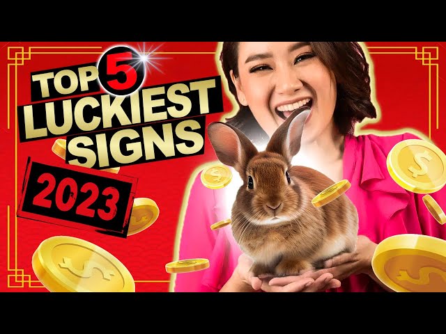 5 LUCKIEST Chinese ZODIAC SIGNS In The YEAR Of The RABBIT (2023) class=
