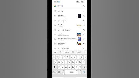Play pac man game in google. #shorts #google #tips