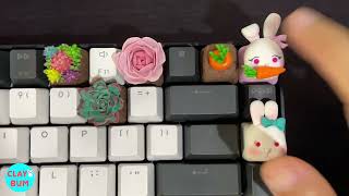 How to make artisan keycaps using clay