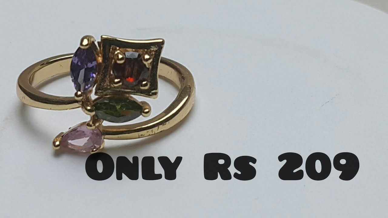 Graceful Multicolor Ring For Ladies