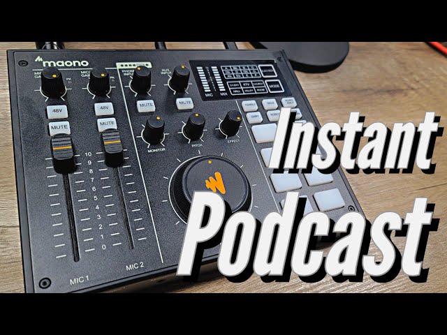 Start A Podcast Instantly: Maonocaster AU-AM100 - YouTube Start A Podcast Instantly: Maonocaster AU-AM100 - YouTube