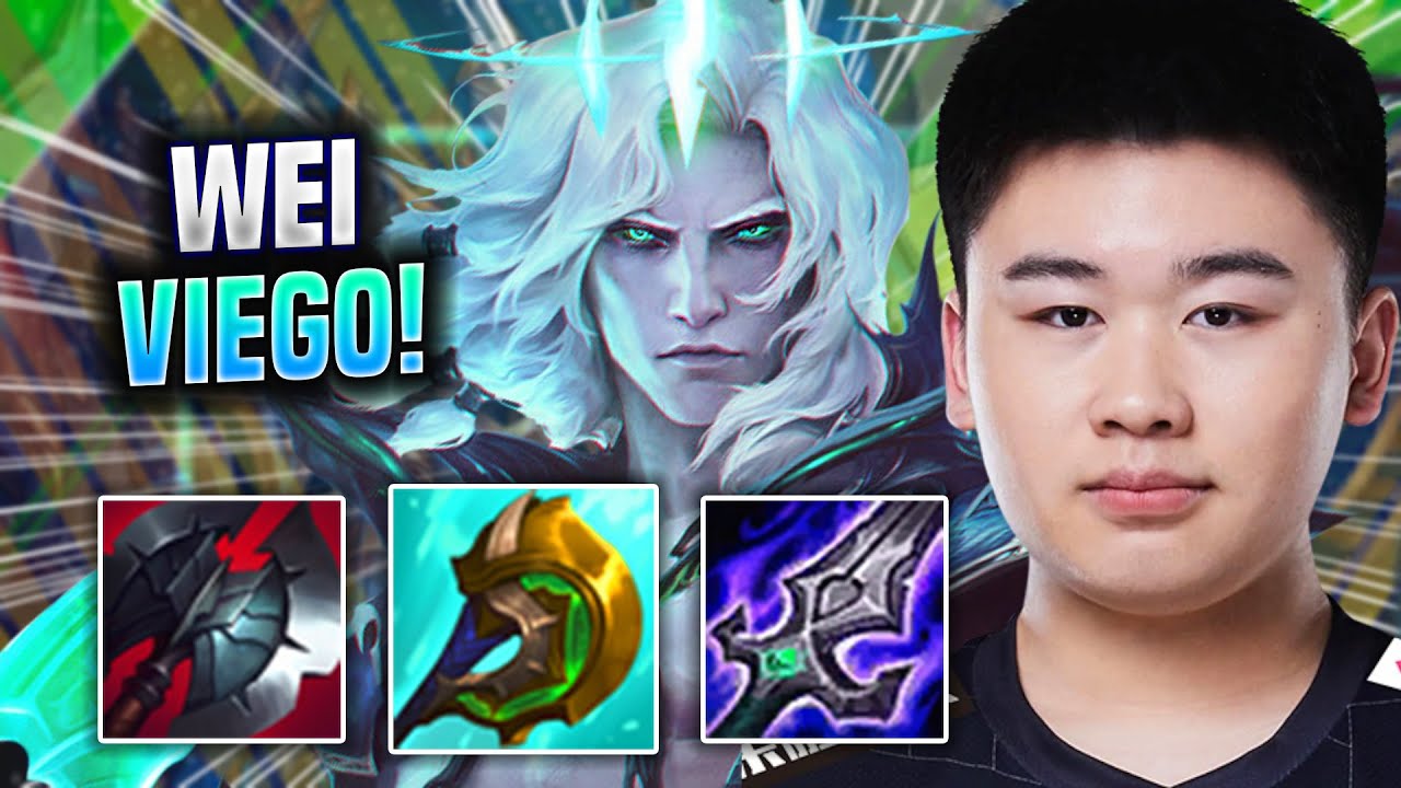 WEI SUPER INTENSE GAME ON VIEGO! RNG Wei Plays Viego Jungle vs