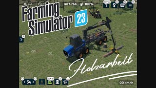 LS23 Gameplay #25: Holzarbeit #farmingsimulator23 screenshot 3