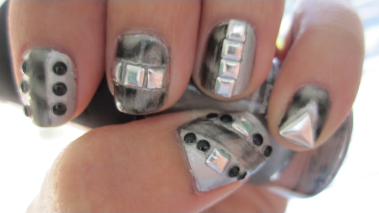 4. Bow and Metal Nail Art - wide 3