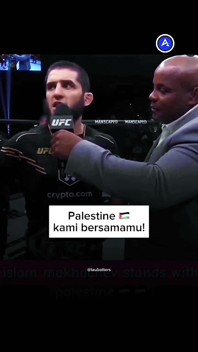 With or Without You, We Stand With Palestine 🇵🇸 #savepalestine #palestine #makhachev #ufc