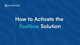 How to Setup FEE FINANCING on the Excelmind Platform