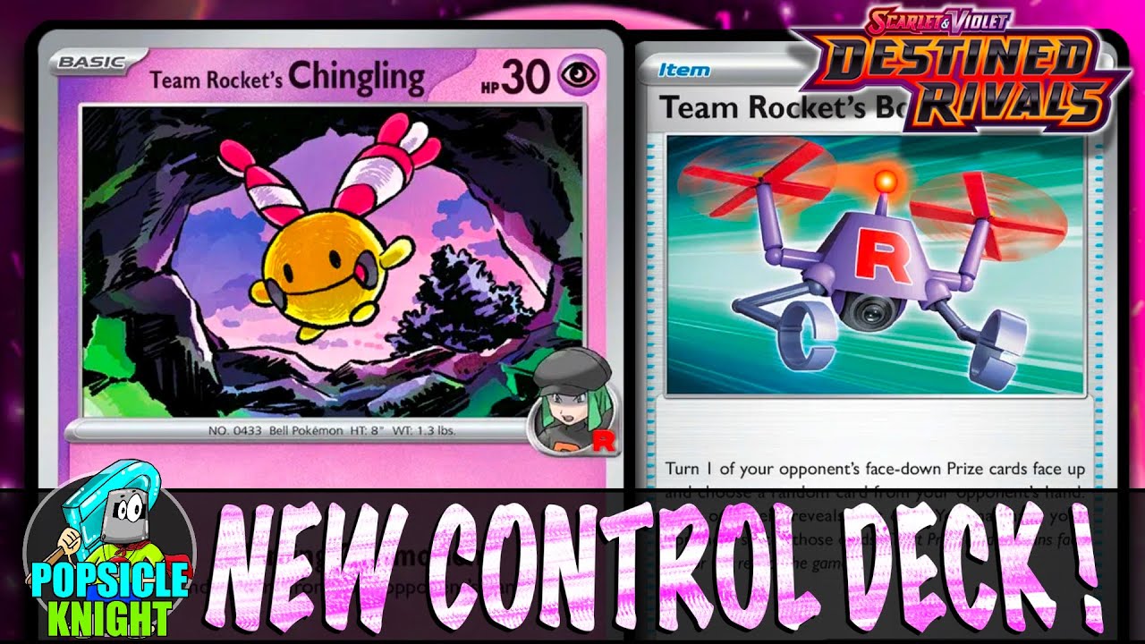 Team Rocket's CHINGLING : Make Them CONCEDE ! with Rocket's ARBOK ! PTCGL Gameplay (DESTINED RIVALS)