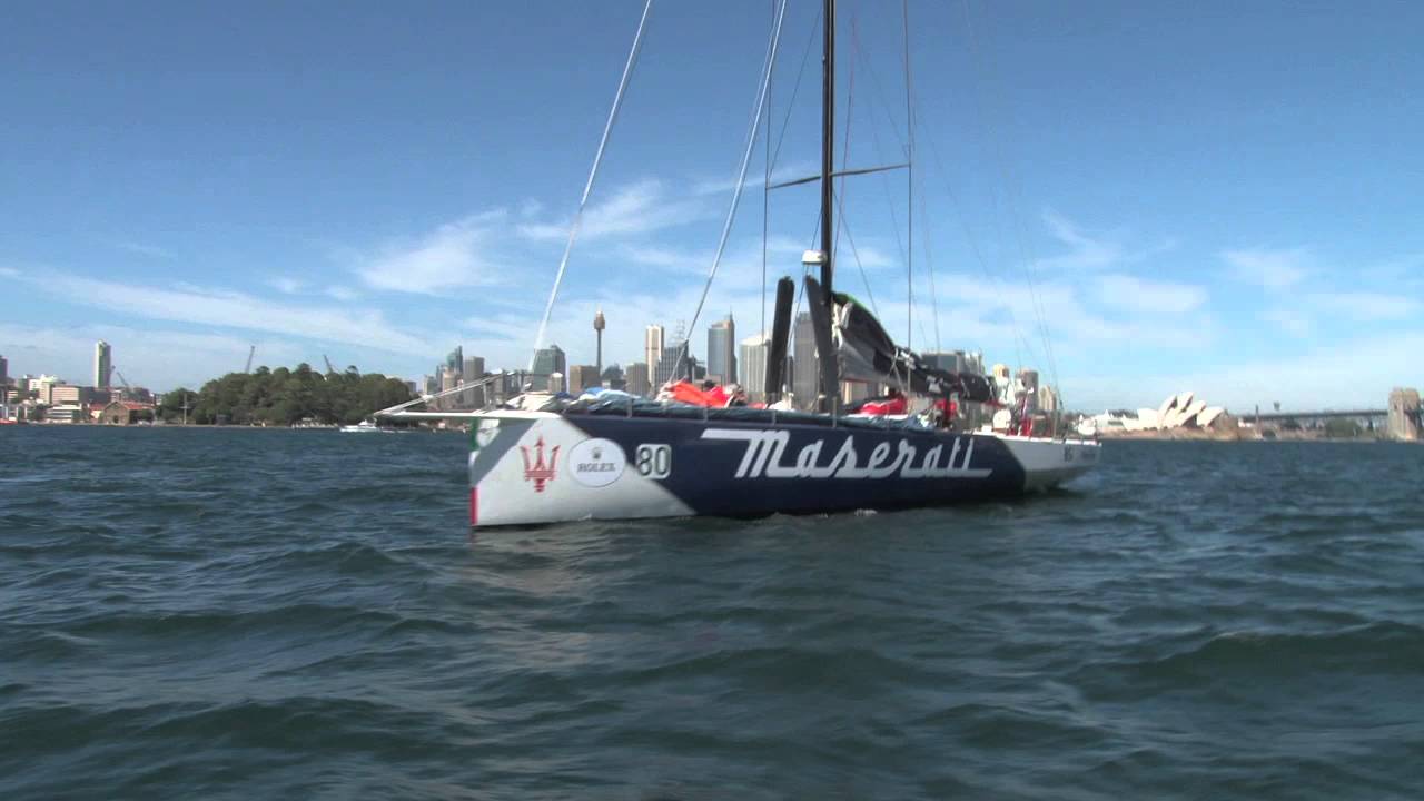 Maserati Soldini - RolexSydneytoHobart Start