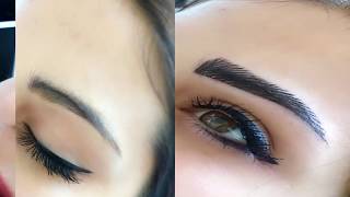 احدث تاتو شعرة شعرة بتقنية ثري دي Tattoo eyebrows 3D