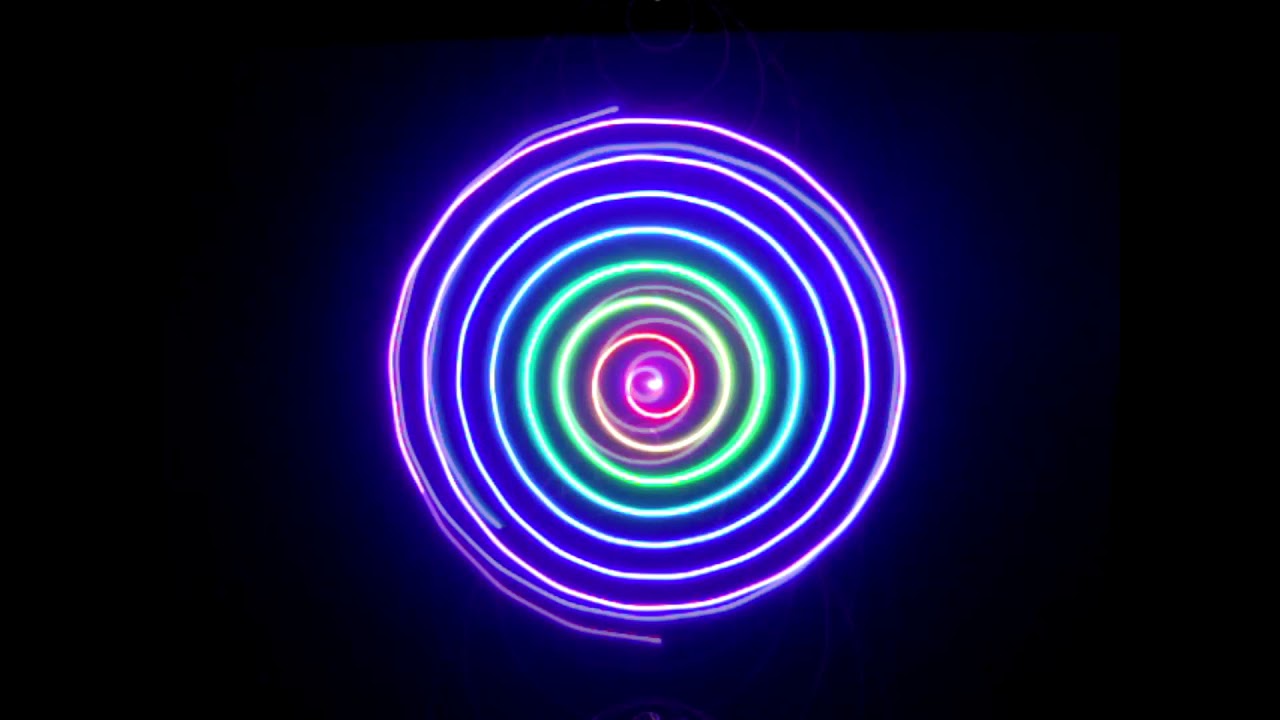 フルカラーレーザー演出実施、4W RGBレーザー1台使用