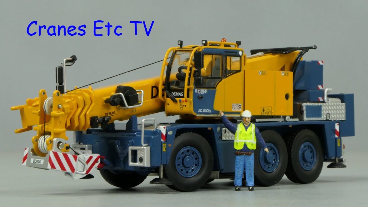 IMC Demag AC 45 City Crane by Cranes Etc TV YouTube