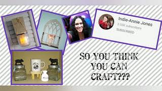 So You Think You Can Craft-Glass Jar DIYs-Farmhouse Kitchen Decor-Dollar Tree Arched Window-Bonus