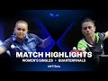 Margaryta Pesotska vs Bruna Takahashi | WTT Star Contender Doha | Women's Singles | Quarterfinals