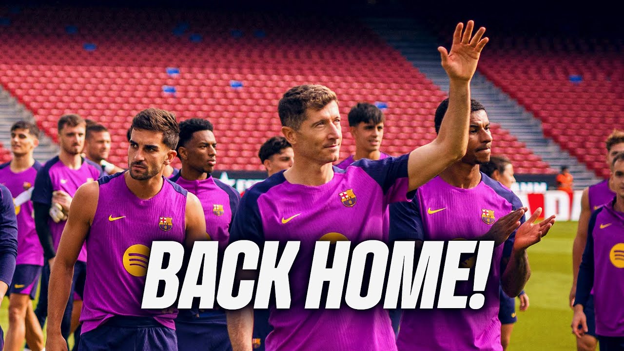 TRAINING SESSION AT SPOTIFY CAMP NOU LIKE NEVER SEEN BEFORE | (VLOG) FC Barcelona 🔵🔴