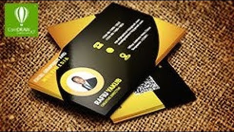 CorelDraw X8 -- How to create professional business card